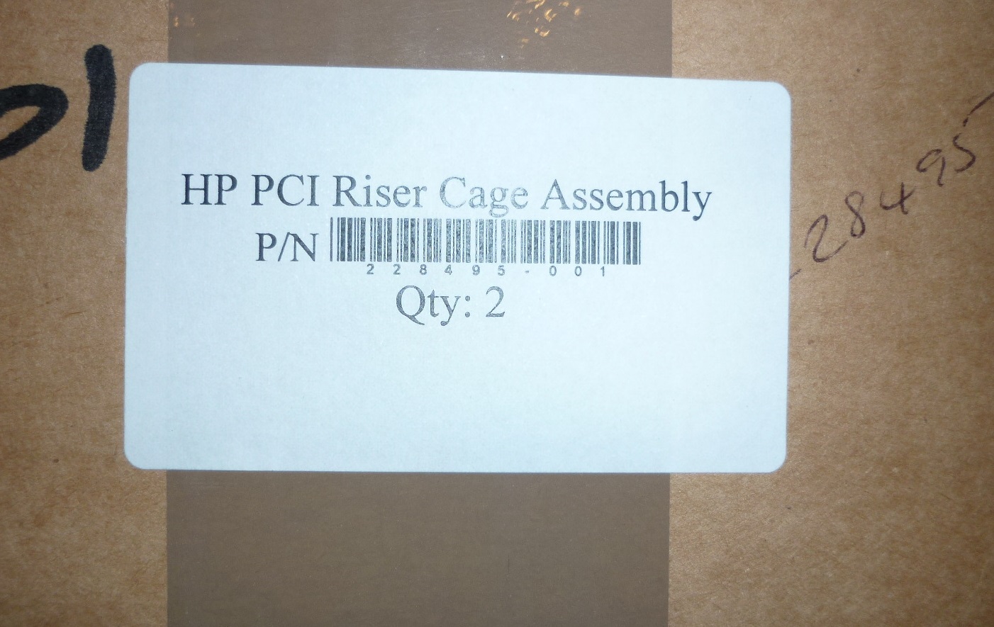 228495-001 - HP PCI RISER CAGE WITH CARD PCI-X